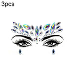 3 PCS  Forehead Green Masquerade Makeup Acrylic Face Sticker, YT-01, YT-01-1, YT-01-2, YT-01-3, YT-01-4, YT-01-5, YT-01-6, YT-02, YT-03, YT-04, YT-05, YT-07, YT-08, YT-10, YT-11, YT-12, YT-13, YT-14, YT-15, YT-16, YT-17, YT-18, YT-19, YT-20, YT-21, YT-...