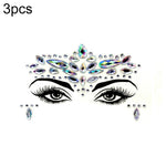 3 PCS  Forehead Green Masquerade Makeup Acrylic Face Sticker, YT-01, YT-01-1, YT-01-2, YT-01-3, YT-01-4, YT-01-5, YT-01-6, YT-02, YT-03, YT-04, YT-05, YT-07, YT-08, YT-10, YT-11, YT-12, YT-13, YT-14, YT-15, YT-16, YT-17, YT-18, YT-19, YT-20, YT-21, YT-...