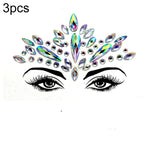3 PCS  Forehead Green Masquerade Makeup Acrylic Face Sticker, YT-01, YT-01-1, YT-01-2, YT-01-3, YT-01-4, YT-01-5, YT-01-6, YT-02, YT-03, YT-04, YT-05, YT-07, YT-08, YT-10, YT-11, YT-12, YT-13, YT-14, YT-15, YT-16, YT-17, YT-18, YT-19, YT-20, YT-21, YT-...