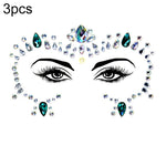3 PCS  Forehead Green Masquerade Makeup Acrylic Face Sticker, YT-01, YT-01-1, YT-01-2, YT-01-3, YT-01-4, YT-01-5, YT-01-6, YT-02, YT-03, YT-04, YT-05, YT-07, YT-08, YT-10, YT-11, YT-12, YT-13, YT-14, YT-15, YT-16, YT-17, YT-18, YT-19, YT-20, YT-21, YT-...