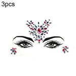 3 PCS  Forehead Green Masquerade Makeup Acrylic Face Sticker, YT-01, YT-01-1, YT-01-2, YT-01-3, YT-01-4, YT-01-5, YT-01-6, YT-02, YT-03, YT-04, YT-05, YT-07, YT-08, YT-10, YT-11, YT-12, YT-13, YT-14, YT-15, YT-16, YT-17, YT-18, YT-19, YT-20, YT-21, YT-...