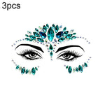 3 PCS  Forehead Green Masquerade Makeup Acrylic Face Sticker, YT-01, YT-01-1, YT-01-2, YT-01-3, YT-01-4, YT-01-5, YT-01-6, YT-02, YT-03, YT-04, YT-05, YT-07, YT-08, YT-10, YT-11, YT-12, YT-13, YT-14, YT-15, YT-16, YT-17, YT-18, YT-19, YT-20, YT-21, YT-...