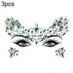 3 PCS  Forehead Green Masquerade Makeup Acrylic Face Sticker, YT-01, YT-01-1, YT-01-2, YT-01-3, YT-01-4, YT-01-5, YT-01-6, YT-02, YT-03, YT-04, YT-05, YT-07, YT-08, YT-10, YT-11, YT-12, YT-13, YT-14, YT-15, YT-16, YT-17, YT-18, YT-19, YT-20, YT-21, YT-...