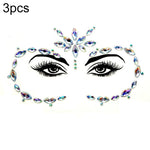 3 PCS  Forehead Green Masquerade Makeup Acrylic Face Sticker, YT-01, YT-01-1, YT-01-2, YT-01-3, YT-01-4, YT-01-5, YT-01-6, YT-02, YT-03, YT-04, YT-05, YT-07, YT-08, YT-10, YT-11, YT-12, YT-13, YT-14, YT-15, YT-16, YT-17, YT-18, YT-19, YT-20, YT-21, YT-...