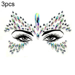 3 PCS  Forehead Green Masquerade Makeup Acrylic Face Sticker, YT-01, YT-01-1, YT-01-2, YT-01-3, YT-01-4, YT-01-5, YT-01-6, YT-02, YT-03, YT-04, YT-05, YT-07, YT-08, YT-10, YT-11, YT-12, YT-13, YT-14, YT-15, YT-16, YT-17, YT-18, YT-19, YT-20, YT-21, YT-...