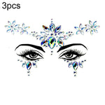 3 PCS  Forehead Green Masquerade Makeup Acrylic Face Sticker, YT-01, YT-01-1, YT-01-2, YT-01-3, YT-01-4, YT-01-5, YT-01-6, YT-02, YT-03, YT-04, YT-05, YT-07, YT-08, YT-10, YT-11, YT-12, YT-13, YT-14, YT-15, YT-16, YT-17, YT-18, YT-19, YT-20, YT-21, YT-...