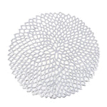 Table Bowl Mats Home Decor Placemat For Dining Table PVC Plastic Hollow Insulation Round Baroque Mediterranean Coaster Pads