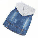 Retro Personality Denim Small Vest Pet Dog Clothes Pet Jacket, M, L, XL, XS
