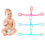 3 PCS Plastic Three-hook Small Claw Baby Diaper BuckleRandom Color Delivery, Diaper Buckle