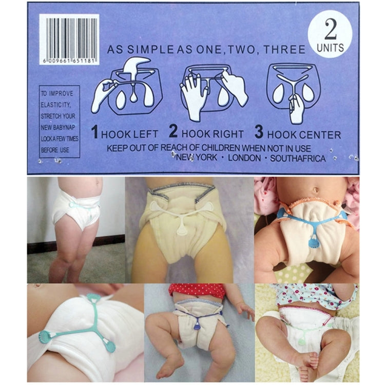 3 PCS Plastic Three-hook Small Claw Baby Diaper BuckleRandom Color Delivery, Diaper Buckle