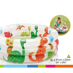 Cartoon Dinosaur Pattern Round Inflatable Baby Swimming Pool Infant Tub, Size: 61 x 22cm, Size: 61 x 22cm
