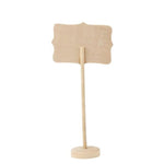 10 PCS Blackboard Wooden Chalkboard Mini Message Notice Board Table Wedding Party Decoration, Wooden Blackboard 1