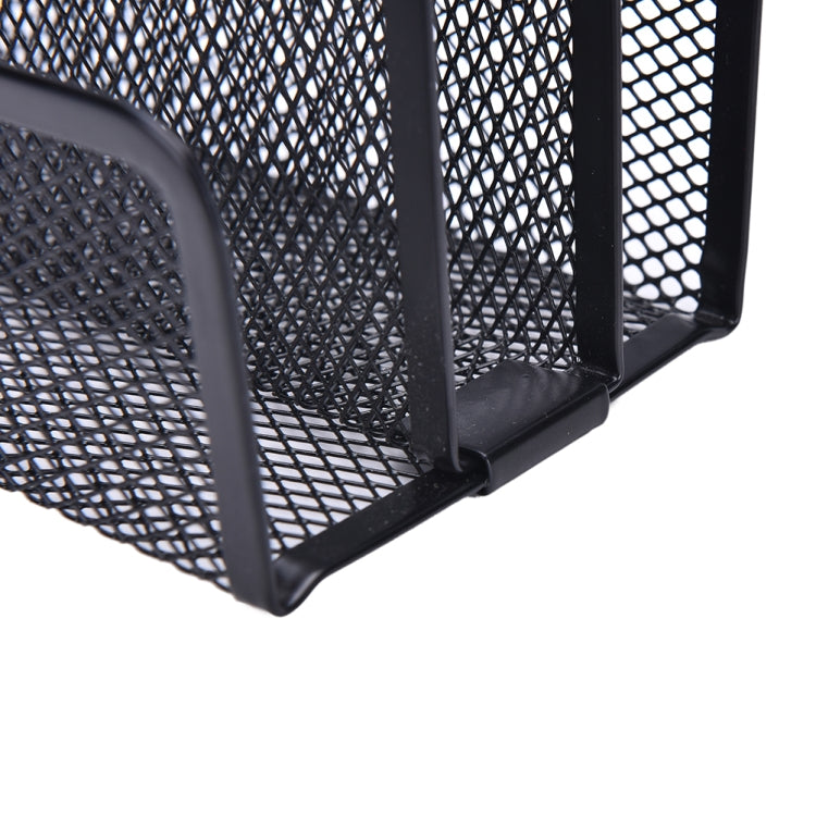 Mesh Letter Sorter Mail Document Tray Black Desk Office File Storage Rack, Mesh Letter Sorter