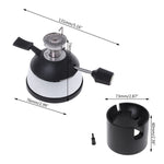 Mini Gas Burner with Ceramic Flame Head Coffee Heater Maker Coffee Stove Siphon Pot, Mini Gas Burner