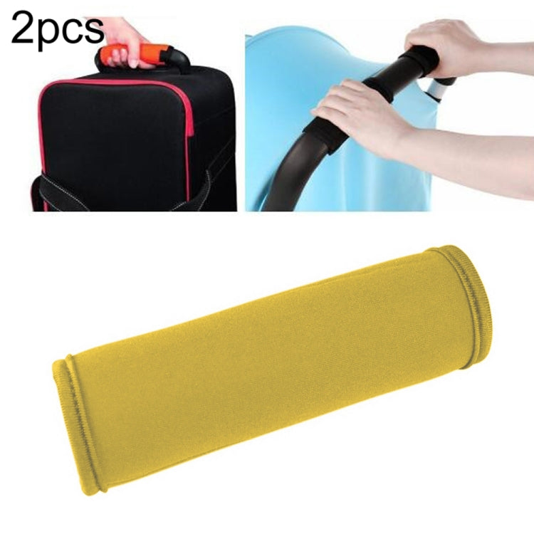 2 PCS Comfortable Neoprene Luggage Handle Wrap Grip Baby Universal Stroller Grip Protective Cover for Travel Bag Luggage Suitcase, Universal Black, Universal Orange, Universal Red, Universal Green, Universal Blue, Universal Yellow
