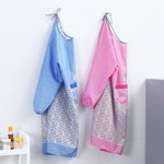 Kitchen Anti-fouling Oil-proof Adult Gowns Home Apron, with Long Sleeve, Coffee, Purple, Blue, Pink