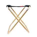 CLS Large 7075 Aluminum Alloy Outdoor Folding Stool Portable BBQ Fishing Folding Chair, Size: 30x25x31cm, CLS Large 7075(Red), CLS Large 7075(Blue), CLS Large 7075(Black)