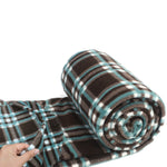 Outdoor Fleece Sleeping Bag Camping Trip Air Conditioner Dirty Sleeping Bag Separated By Knee Blanket During Lunch Break, Extra Thick Section (Plaid Cloth), Thickened (Blue), Thickened (Army Green), Thickened (Grass Green), Thickened (Gray)            ...