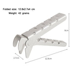 Outdoor Picnic Barbecue Aluminum Alloy Anti-scalding Pot Tongs