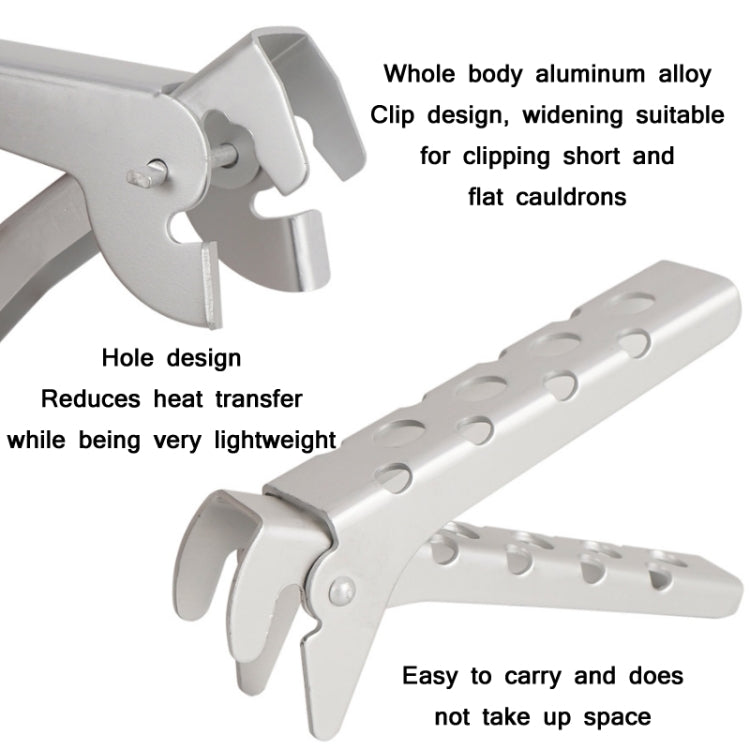 Outdoor Picnic Barbecue Aluminum Alloy Anti-scalding Pot Tongs