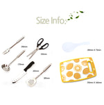 CLS 7-In-1 Outdoor 201 Stainless Steel Cookware Set Picnic Kitchenware Portable Handbag Picnic Bag, 7 in 1 Coffee, 7 in 1 Triangle Pattern