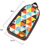 CLS 7-In-1 Outdoor 201 Stainless Steel Cookware Set Picnic Kitchenware Portable Handbag Picnic Bag, 7 in 1 Coffee, 7 in 1 Triangle Pattern