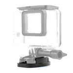 4 Holes Aluminum Quick Release Tripod Mount Base For Sports Camera, Black, Black Embedded Nut