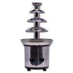 4 Layers Electrical Chocolate Fountain Chocolate Melt Fondue Waterfall Machine, 4 Tiers