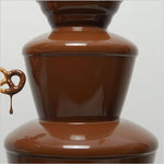 4 Layers Electrical Chocolate Fountain Chocolate Melt Fondue Waterfall Machine, 4 Tiers