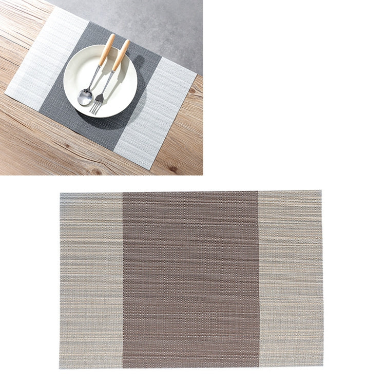 1796 Simple PVC Non-slip Insulation Table Mat Disposable Green Dishes Western Table Mat, 30 x 45cm