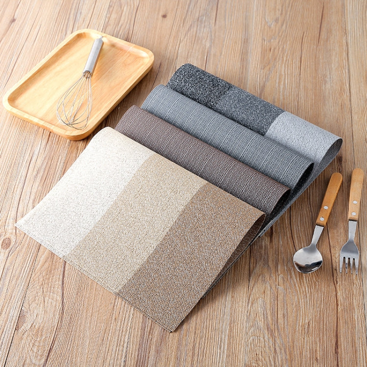 1796 Simple PVC Non-slip Insulation Table Mat Disposable Green Dishes Western Table Mat, 30 x 45cm