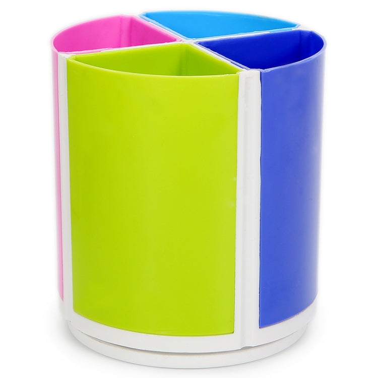 Multifunctional Colorful Detachable Rotary Stationery Office Round Pen Holder, Round Pen Holder