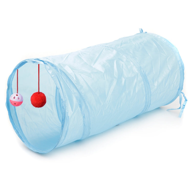 Pet Supplies Cat Ring Paper Two-way Tunnel Can Accommodate Folding Cat Channel, Blue, Red, Sky Blue, Black, Rose Red, Green