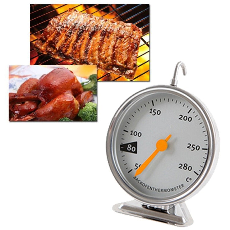 Hanging High Temperature Resistance Stainless Steel Oven Thermometer Kitchen Tools, Hanging Oven Thermometer