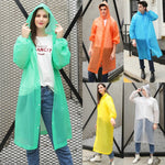 Disposable  PEVA Environment Transparent Raincoat Outdoor Hiking Siamese Raincoat