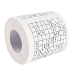 3 Rolls Creative Sudoku Toilet Paper Roll Paper Facial Tissue, 3 Rolls