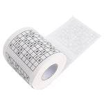 3 Rolls Creative Sudoku Toilet Paper Roll Paper Facial Tissue, 3 Rolls