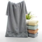 Absorbent Towel Face Towel Bathroom Thick Soft Cloth Wipe Towel, 35x75cm