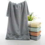 Absorbent Towel Face Towel Bathroom Thick Soft Cloth Wipe Towel, 35x75cm