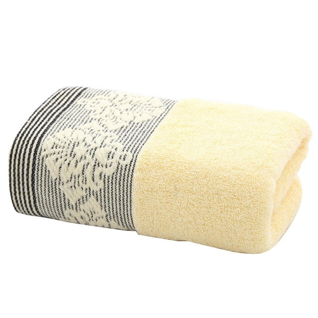Absorbent Towel Face Towel Bathroom Thick Soft Cloth Wipe Towel, 35x75cm