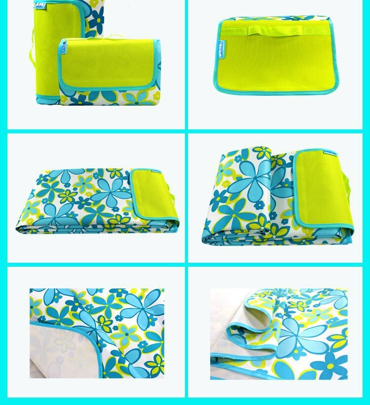 600D Oxford Cloth Outdoor Picnic Mat Picnic Cloth Waterproof Mats Spring Travel Beach Mat, 150*200, 150*120, 150*180, 200*200, 150*180 PE Red Grid