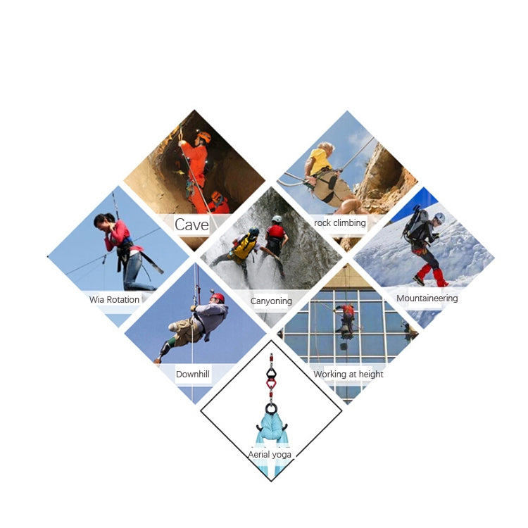 Anti-knot Rock Climbing Caster Fixed Connector Downhill Retarder