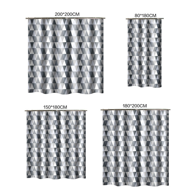 Curtains for Bathroom Waterproof Polyester Fabric Moldproof Bath Curtain, 80x180cm, 80x200cm, 100x180cm, 100x200cm, 120x180cm, 120x200cm, 150x180cm, 150x200cm, 180x180cm, 180x200cm, 200x180cm, 200x200cm, 220x200cm, 240x200cm, 260x200cm, 280x200cm      ...