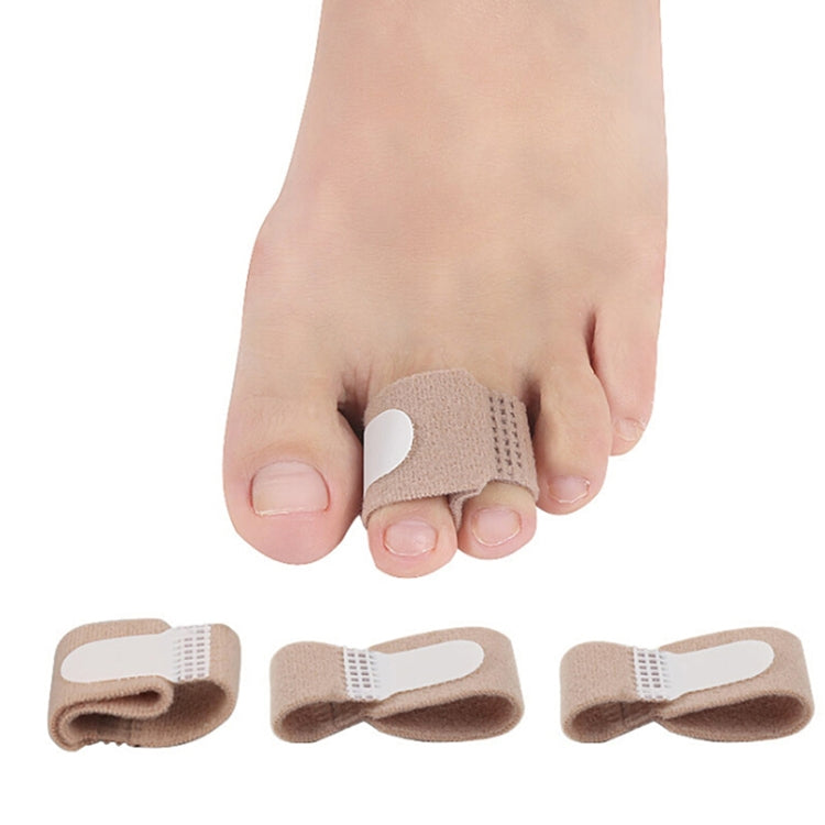 10pcs Toe Finger Straightener Hammer Toe Hook and Loop Fastener Corrector Bandage Toe Separator Splint, Bandage Toe Separator Splint