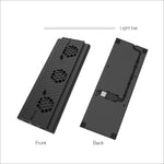 DOBE TYX-1768 Heat Dissipate Vertical Stand Base Cooling Dock Cooling Fan Bracket for Xbox One X Game Console, TYX-1768