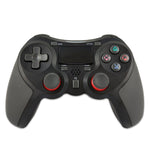 Rubberized Wireless Game Controller Bluetooth Handle for PS4 Host