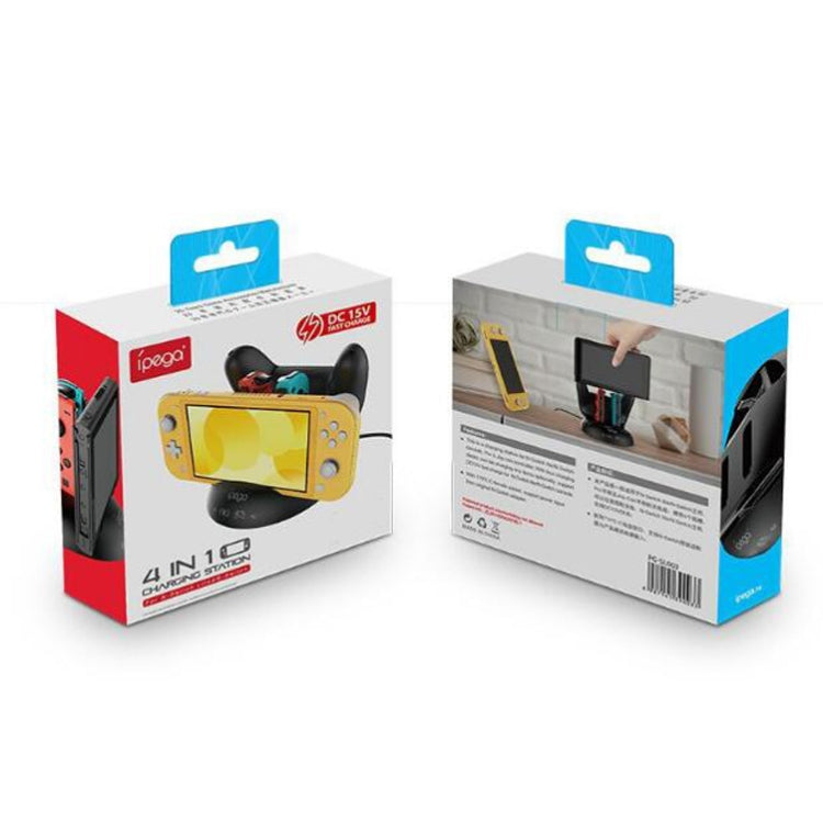 IPEGA PG-SL003 4 in 1 Charging Base Charger for N-Switch/NS Lite Host and Joy-Con/Pro Controller, PG-SL003