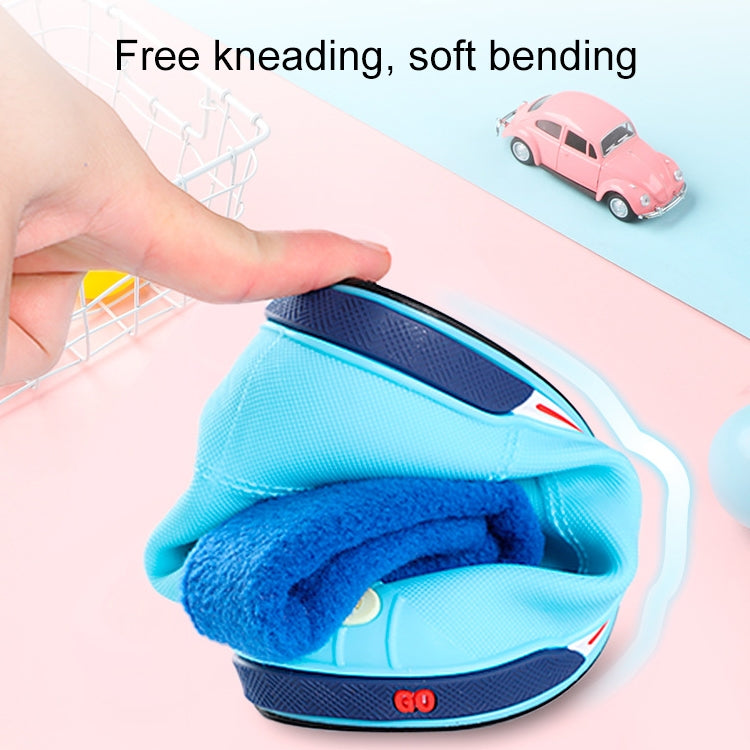 Children Non-Slip Plus Velvet Warm Cartoon Short Rain Boots, Inner Length 15cm With Cotton Cover, Inner Length 16cm With Cotton Cover, Inner Length 17cm With Cotton Cover, Inner Length 18cm With Cotton Cover, Inner Length 19cm With Cotton Cover        ...