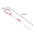 2 PCS Tongue Coating Cleaning Scraper To Remove Bad Breath Tongue Brush Random Color  Delivery
