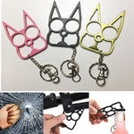 Multifunctional Outdoor Self-defense Double Finger Buckle Can Break The Window, Random Color Delivery, Self-defense Double Finger Buckle